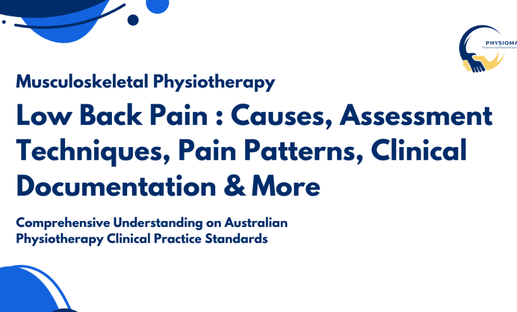 Low Back Pain Causes Assessment Techniques Pain Patterns Clinical ...
